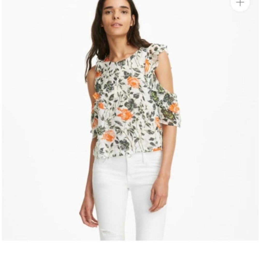 Open shoulder blouse